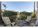 Private patio with seating area, perfect for relaxing at 8342 E Cortez Dr, Scottsdale, AZ 85260