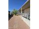 Landscaped yard with gravel and a walkway at 8600 E Broadway Rd # 55, Mesa, AZ 85208