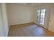 Dining area with French doors leading to patio at 1217 N Miller Rd # 8, Scottsdale, AZ 85257