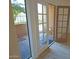 Private patio area with access from dining area at 1217 N Miller Rd # 8, Scottsdale, AZ 85257