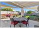 Patio with table and chairs, perfect for outdoor dining at 19523 N 55Th Dr, Glendale, AZ 85308