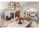 Open dining area with a view of the living room and kitchen at 2636 E Lupine Ave, Phoenix, AZ 85028