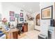 Home office with wood desk and filing cabinet at 2636 E Lupine Ave, Phoenix, AZ 85028