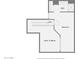 Upper floorplan with bedroom, bath, and open space at 3120 N 67Th Ln # 47, Phoenix, AZ 85033