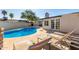 Inviting kidney-shaped pool with lounge chairs at 4725 N 14Th Ave, Phoenix, AZ 85013