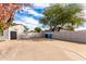 Private backyard with block wall and gated access at 4725 N 14Th Ave, Phoenix, AZ 85013