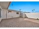 Private patio with brick pavers at 17453 N Boswell Blvd, Sun City, AZ 85373