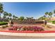 Brick sign marking the entrance to the Heritage Swim Park at 2744 N Springfield St, Buckeye, AZ 85396