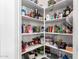 Well-organized pantry with ample shelving for food storage at 2744 N Springfield St, Buckeye, AZ 85396