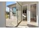 Hallway with access to patio, bedroom and bathroom at 4779 N 205Th Gln, Buckeye, AZ 85396
