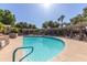 Inviting community pool with shaded seating areas at 7009 E Acoma Dr # 1143, Scottsdale, AZ 85254