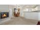Cozy dining area with a round table and chairs adjacent to the kitchen at 7887 N 16Th St # 116, Phoenix, AZ 85020