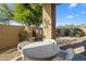 Small patio with table and chairs, ideal for outdoor relaxation at 7887 N 16Th St # 116, Phoenix, AZ 85020