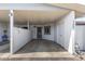 Carport with access to the front door at 13687 N Garden Court Dr, Sun City, AZ 85351