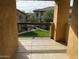 Private balcony overlooking community green space at 20801 N 90Th Pl # 222, Scottsdale, AZ 85255