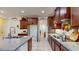 Modern kitchen featuring stainless steel appliances and a large island at 30855 N 138Th Ave, Peoria, AZ 85383