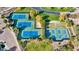 Aerial view of tennis and pickleball courts at 30855 N 138Th Ave, Peoria, AZ 85383