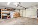 Garage with storage shelves and room for two cars at 10096 N 63Rd Ave, Glendale, AZ 85302