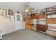 Bright sunroom featuring built-in shelving and a ceiling fan at 215 N Power Rd # 361, Mesa, AZ 85205