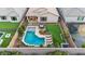 Stunning property with a private pool and lush green landscaping at 22918 E Marsh Rd, Queen Creek, AZ 85142