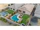 Luxury home with a large backyard, pool, and spa at 22918 E Marsh Rd, Queen Creek, AZ 85142
