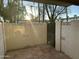 Private patio with tile flooring and gated access at 8210 E Garfield St # K108, Scottsdale, AZ 85257