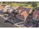 Aerial view of a house and surrounding golf course at 10929 E Spring Creek Rd, Sun Lakes, AZ 85248