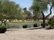 Peaceful view of the golf course and lake from the community at 10929 E Spring Creek Rd, Sun Lakes, AZ 85248