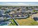 Aerial view showcasing a home with pool and expansive backyard at 2326 N Sinagua Cir, Mesa, AZ 85203