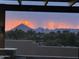 Stunning mountain views visible from covered patio at 2326 N Sinagua Cir, Mesa, AZ 85203