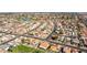 Aerial perspective of a residential area highlighting a home's location within the community at 26606 S Foxglenn Dr, Sun Lakes, AZ 85248