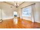 Spacious living room with hardwood floors and a view to another living area at 901 W Culver St, Phoenix, AZ 85007