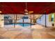 Relaxing covered patio overlooking a sparkling pool at 901 W Culver St, Phoenix, AZ 85007