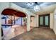 Covered patio area with access to pool and backyard at 901 W Culver St, Phoenix, AZ 85007