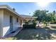 Spacious backyard with mature fruit trees and grassy lawn at 10103 W Forrester Dr, Sun City, AZ 85351