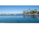 Tranquil lake view with fountain and palm trees at 10103 W Forrester Dr, Sun City, AZ 85351