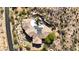 Bird's-eye view of the house and surrounding area at 24686 N 120Th Pl, Scottsdale, AZ 85255