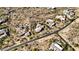 Luxury homes and desert landscape aerial view at 24686 N 120Th Pl, Scottsdale, AZ 85255