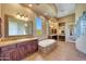 Large bathroom with soaking tub and double vanity at 24686 N 120Th Pl, Scottsdale, AZ 85255