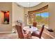 Charming breakfast nook with a view, perfect for morning coffee at 24686 N 120Th Pl, Scottsdale, AZ 85255