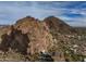 Home nestled into the mountainside with a pool at 5317 N 46Th St, Phoenix, AZ 85018