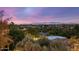 Panoramic aerial view of city lights and mountain range at 5317 N 46Th St, Phoenix, AZ 85018