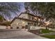 Three car garage with stone and stucco exterior at 5317 N 46Th St, Phoenix, AZ 85018