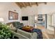 Spacious living room features a comfy sofa and city views at 5317 N 46Th St, Phoenix, AZ 85018
