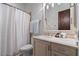 Well-appointed bathroom with shower and vanity at 6322 E Turquoise Ave, Paradise Valley, AZ 85253