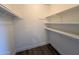 Large closet with double hanging rods and shelves at 653 W Guadalupe Rd # 1003, Mesa, AZ 85210