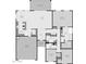 Single story floor plan with 3 bedrooms, 2 baths, and 2 car garage at 943 N 97Th Way, Mesa, AZ 85207