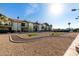 Landscaped community courtyard with gravel pathways at 2315 W Union Hills Dr # 116, Phoenix, AZ 85027