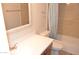 Clean bathroom with shower/tub combo and updated vanity at 3434 W Danbury Dr # A204, Phoenix, AZ 85053