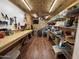 Workshop with pegboard, workbench, and ample storage shelving at 4065 E University Dr # 276, Mesa, AZ 85205